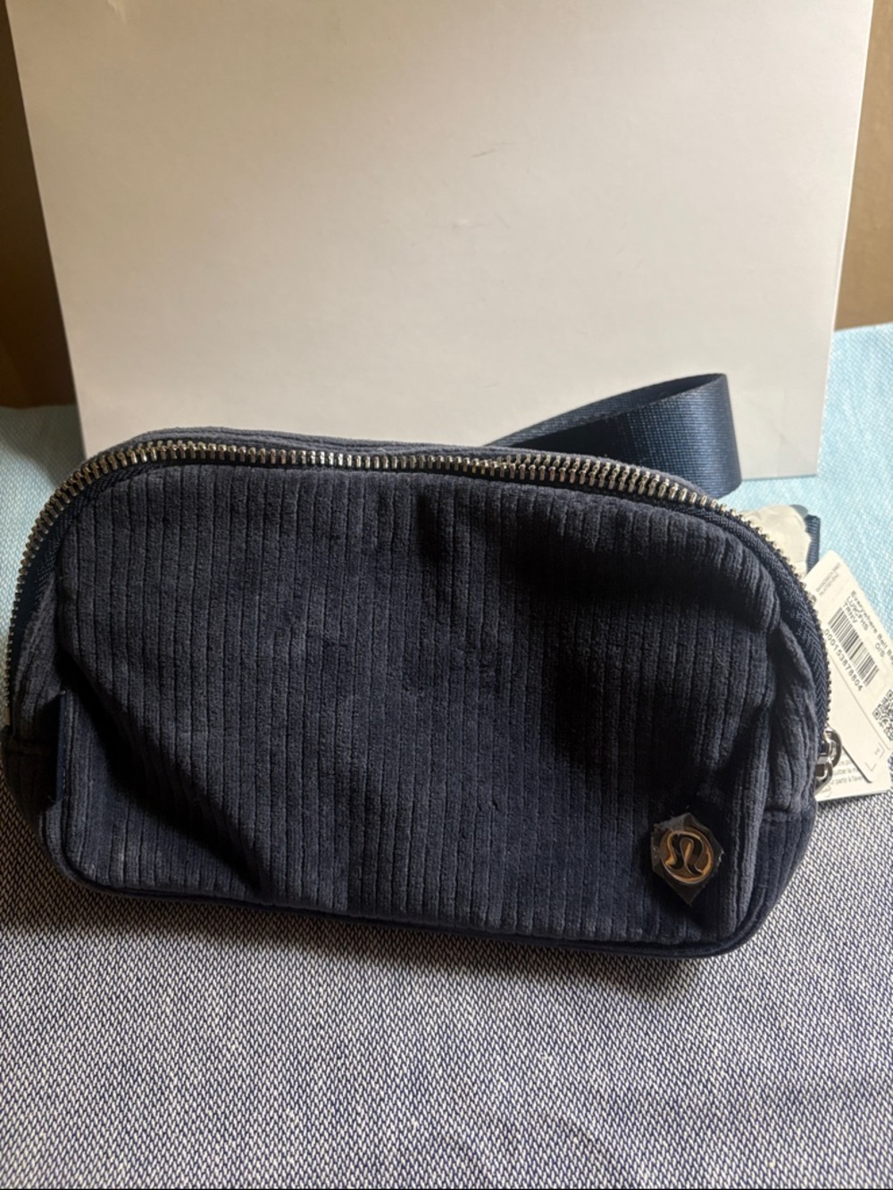 lululemon athletica Navy Corduroy Waist Pack